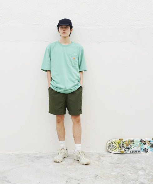 H178 / 着用サイズ:L Sea Green Heather